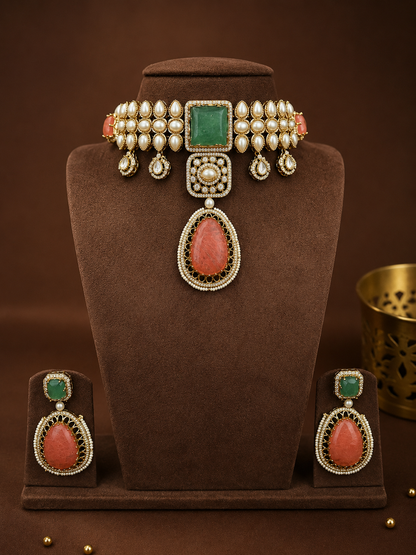 Sahiba – Imperial Cabochon Heritage Choker Set