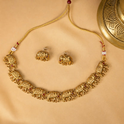 Gajalakshmi Keyura – Antique Temple Vanki.