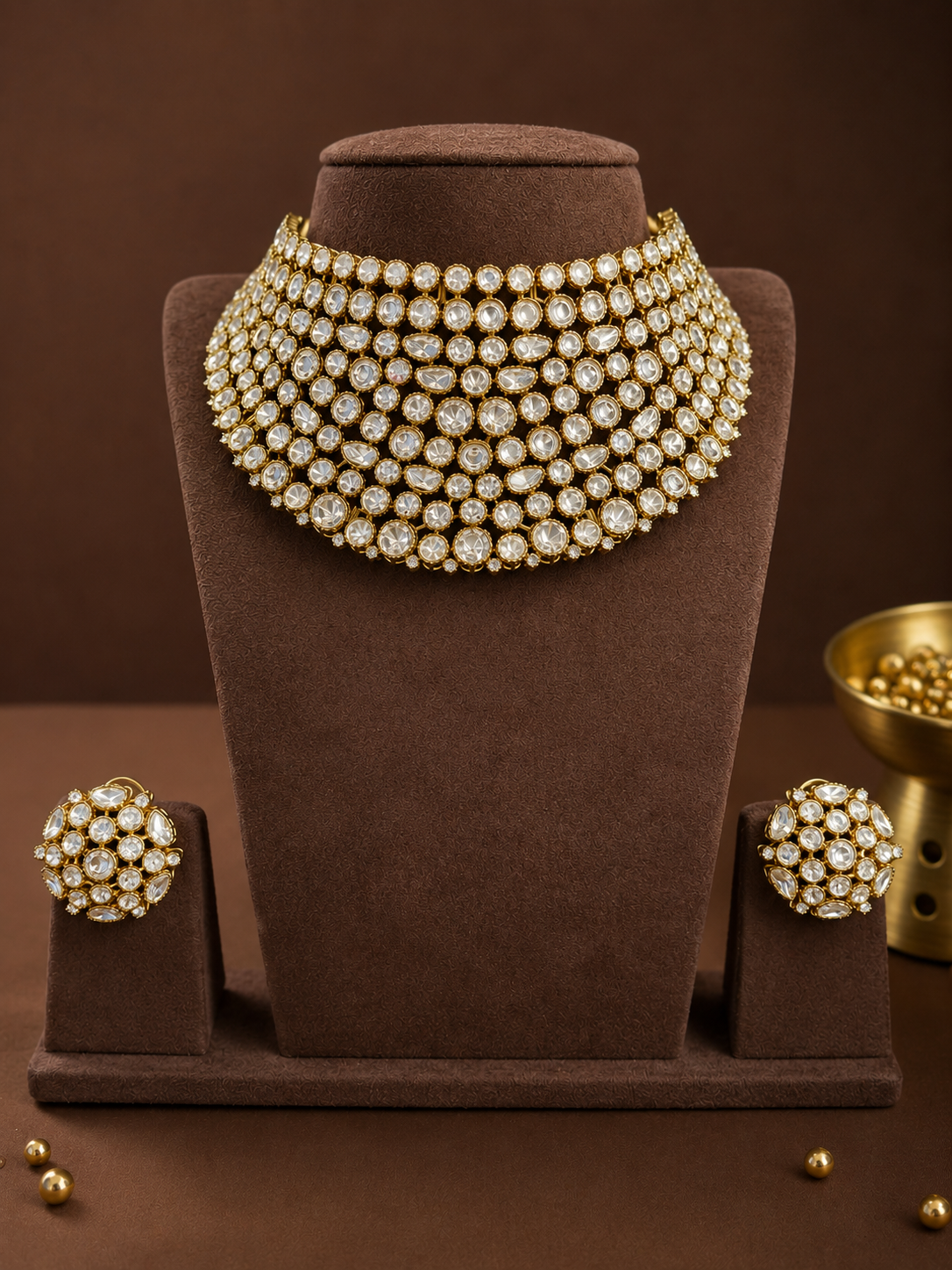Maharika – Imperial Polki Heritage Choker Set.