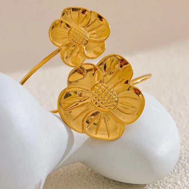Viola Charming Armlet - 18k Gold Plated