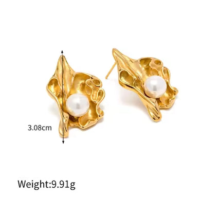 Pearl Blossom Studs