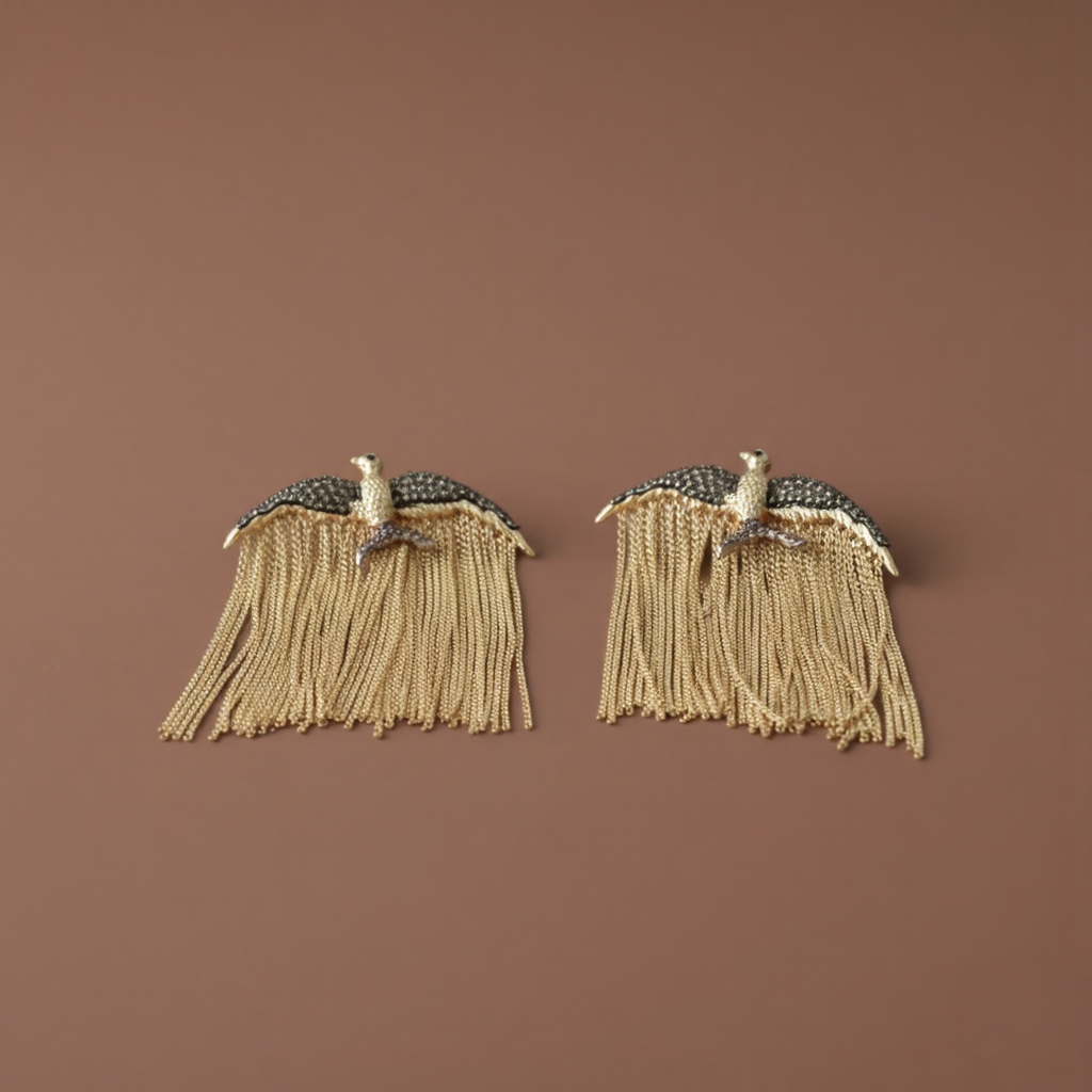 Alara - Wings of Freedom Tassel Earrings