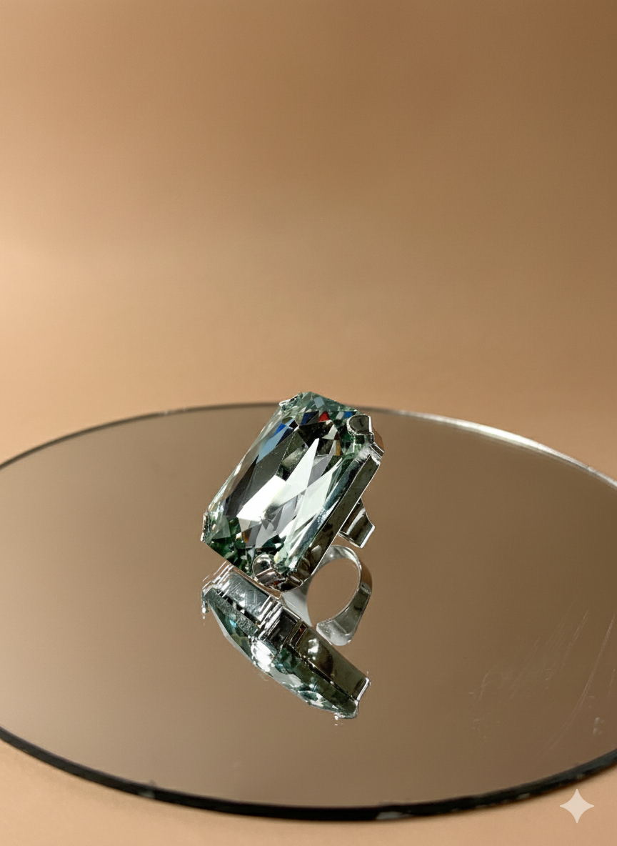 Titania Crystal Statement Ring