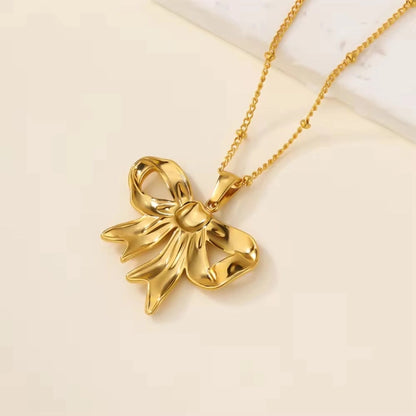 Bow Charm Necklace