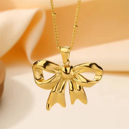 Bow Charm Necklace