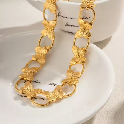 Gold Butterfly Necklace