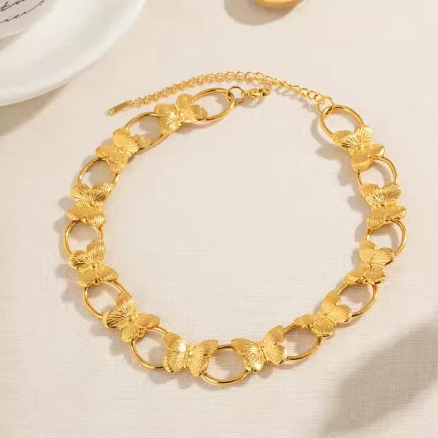 Gold Butterfly Necklace