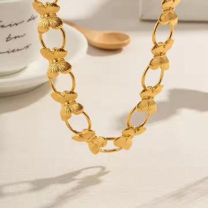 Gold Butterfly Necklace