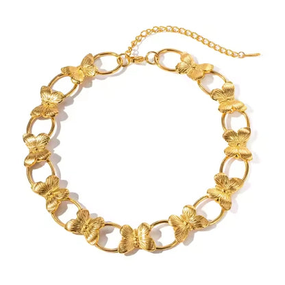 Gold Butterfly Necklace