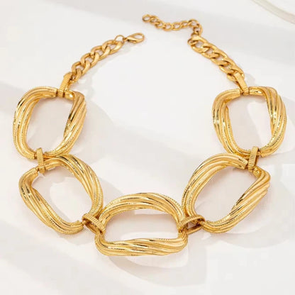 Gold Chunky Link Chain Choker