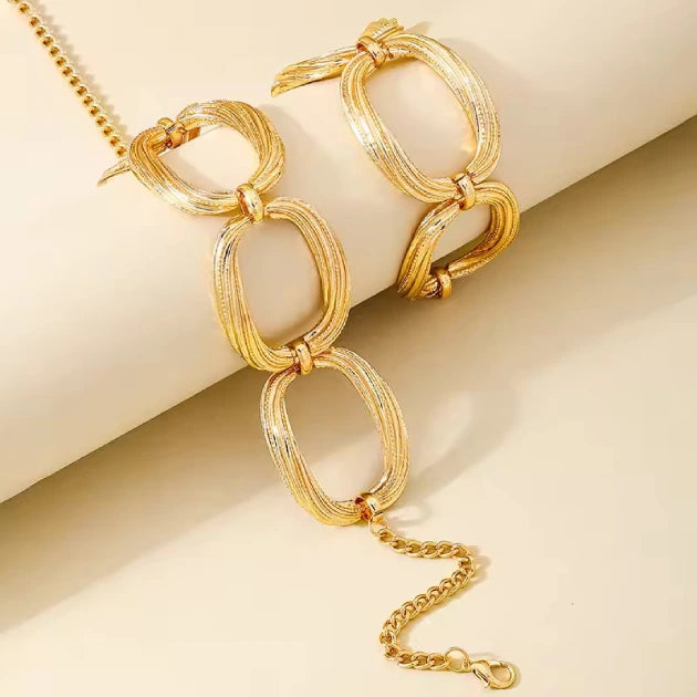 Gold Chunky Link Chain Choker