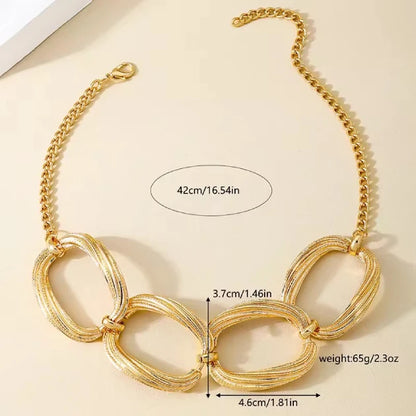 Gold Chunky Link Chain Choker