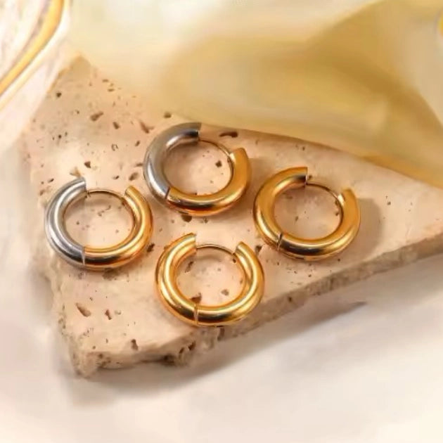 Gold Dainty Hoops