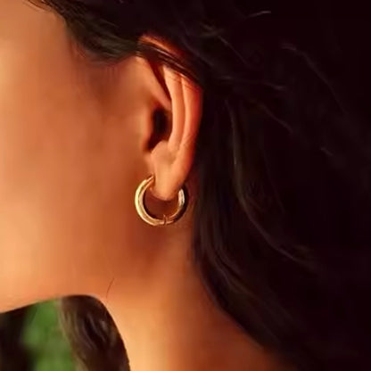 Gold Dainty Hoops