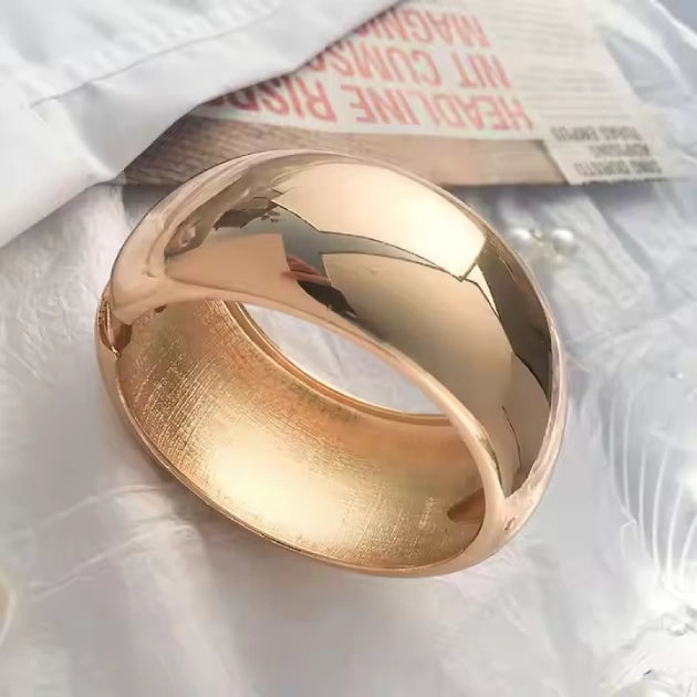 Golden Glow Bangle Bracelet