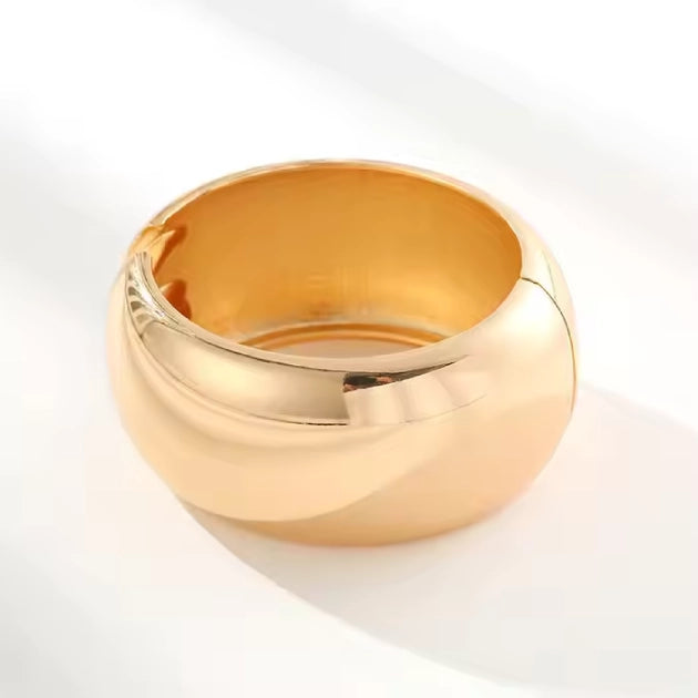Golden Glow Bangle Bracelet