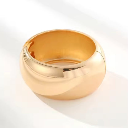 Golden Glow Bangle Bracelet