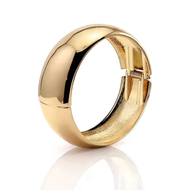 Golden Glow Bangle Bracelet