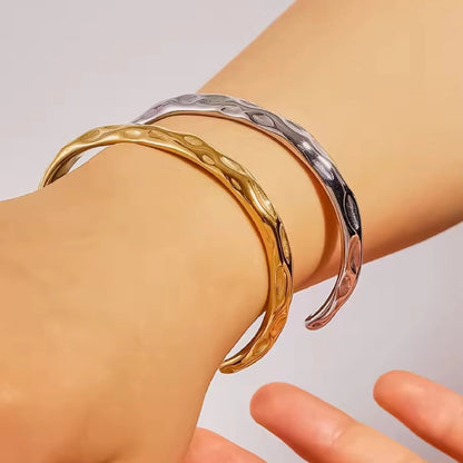 Gracia Hammered Cuff Bracelet