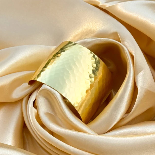 Solaris Brass Cuff - The fire of the sun, forged into brass.