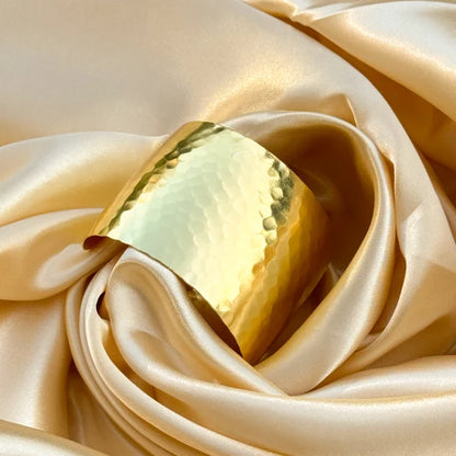 Solaris Brass Cuff - The fire of the sun, forged into brass.