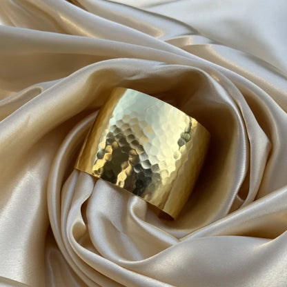 Solaris Brass Cuff - The fire of the sun, forged into brass.