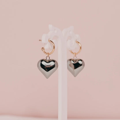 Heart Hoop Huggies