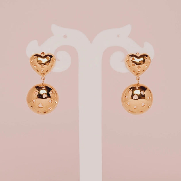 Heart with Half-Sphere Drops