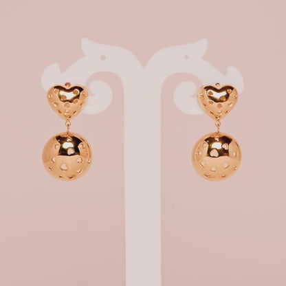 Heart with Half-Sphere Drops