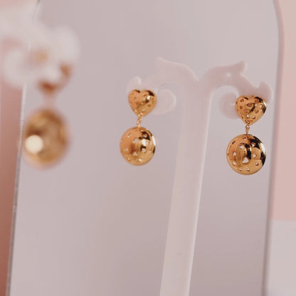 Heart with Half-Sphere Drops