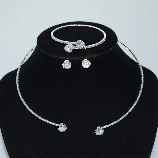 Hearts of Light - Zircon Delight Jewellery set