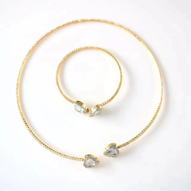 Hearts of Light - Zircon Delight Jewellery set