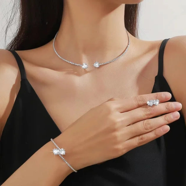 Hearts of Light - Zircon Delight Jewellery set