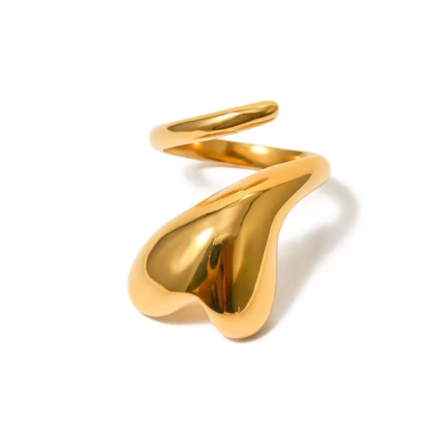 Huggy Love Statement Ring