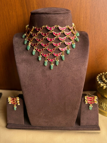Chandrika Kanthi – Jadau Kundan Choker Set