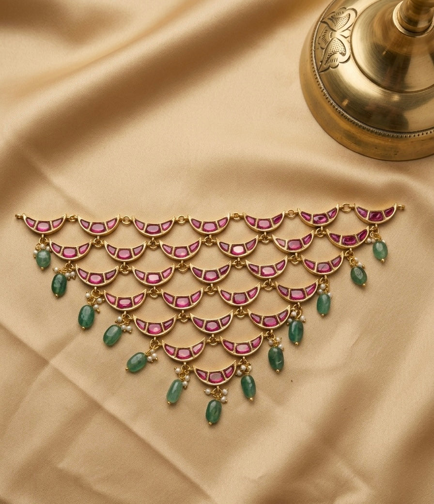 Chandrika Kanthi – Jadau Kundan Choker Set