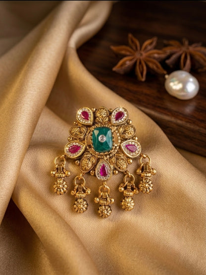Ratnavalli Jadau Kundan Ring