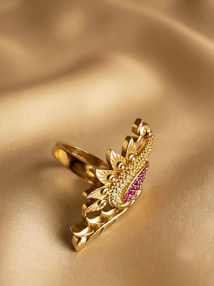 Mayura Antique Statement Antique Ring