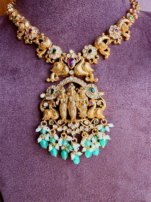 Sri Rama Vaibhava – Micro Gold Plated Necklace Set.