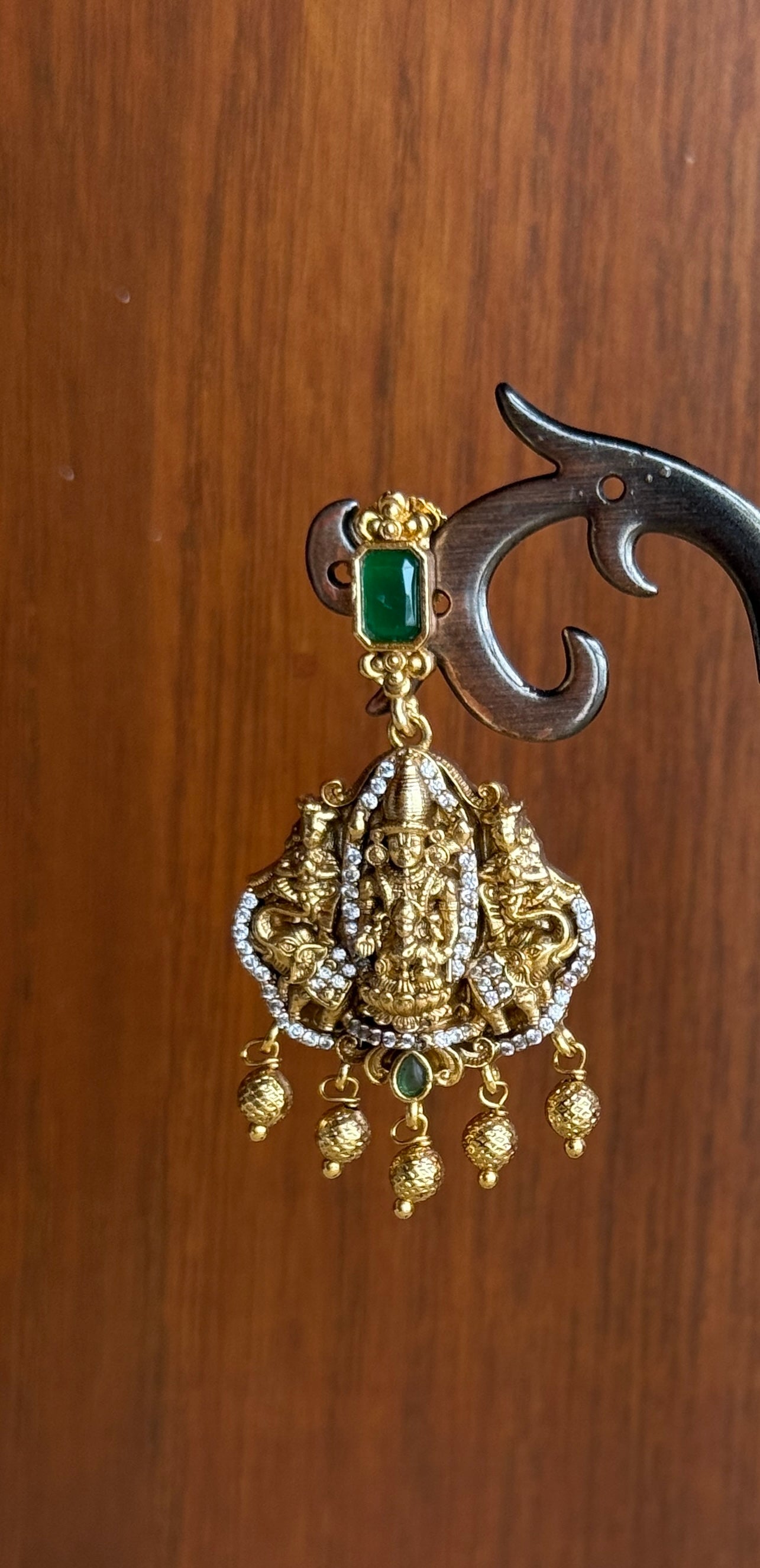 Shri Lakshmi Venkatesha Vaibhava - Micro Gold Plated Necklace Set.