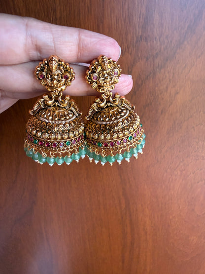 Lakshmi Pakshi – Original Jadau Antique Temple Jhumka.
