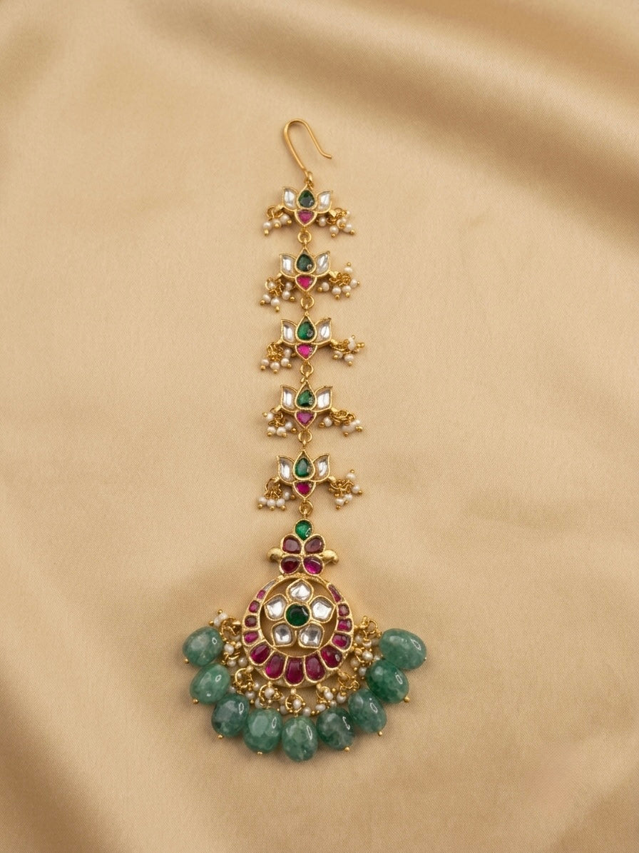 The Chandramukhi - Original Jadau Kundan Maang Tikka.