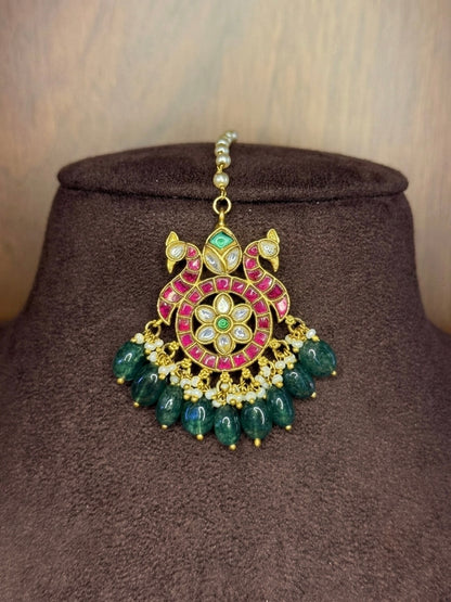 The Mayurika - Original Jadau Kundan Maang Tikka.