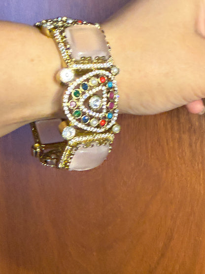 Chandrika – Moonstone Heritage Kada Bangle