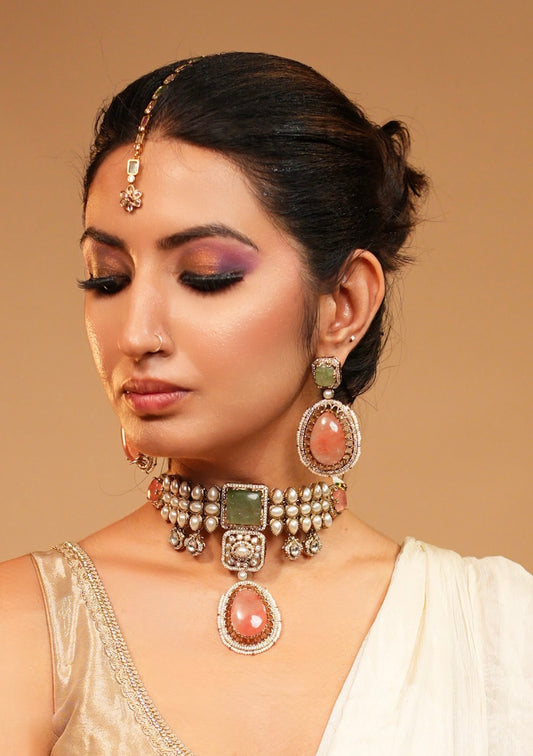Sahiba – Imperial Cabochon Heritage Choker Set