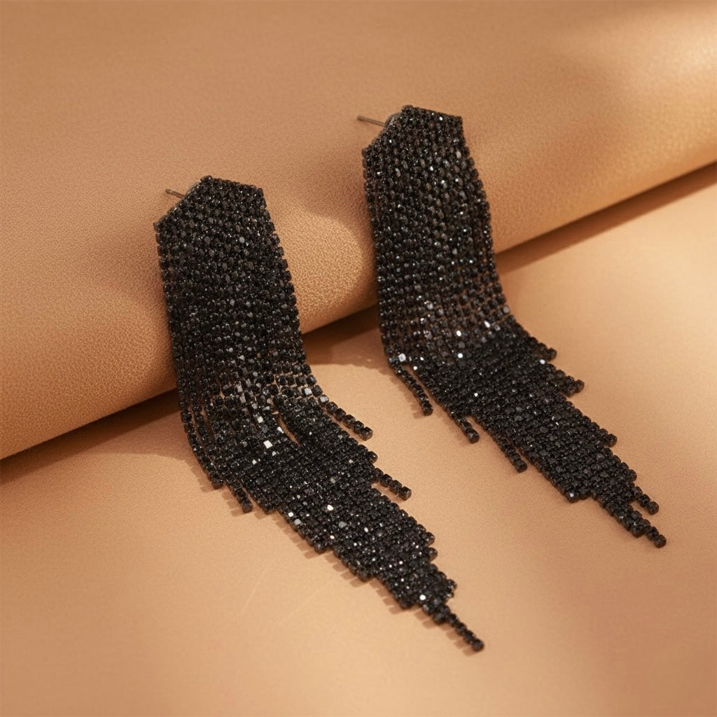 Black Rhinestone dusters