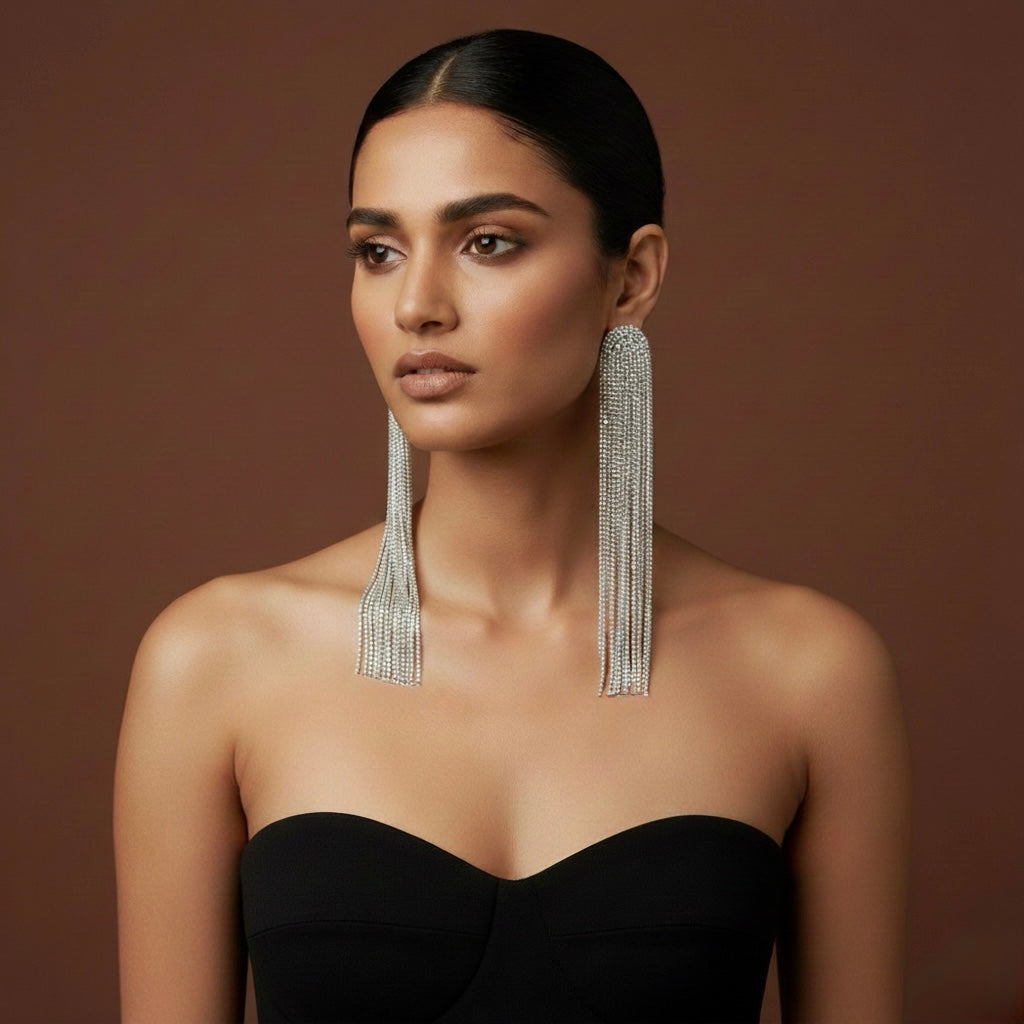 Silver Starlit Stream Shoulder dusters