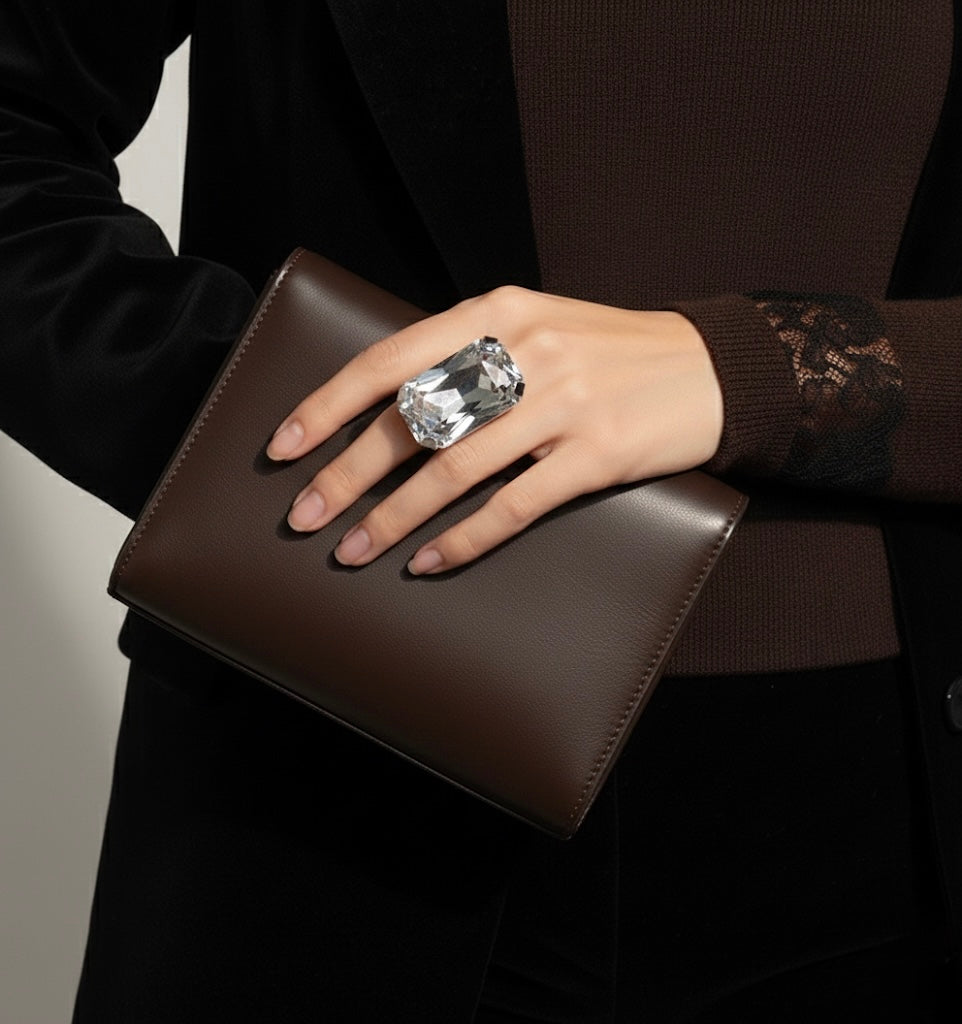 Titania Crystal Statement Ring