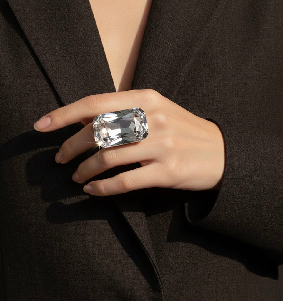 Titania Crystal Statement Ring