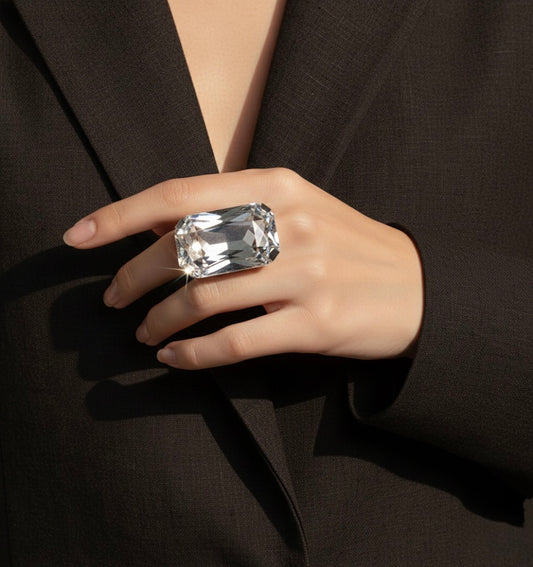 Titania Crystal Statement Ring